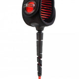 6' Freedom Helix All Round Leash - Fire Red