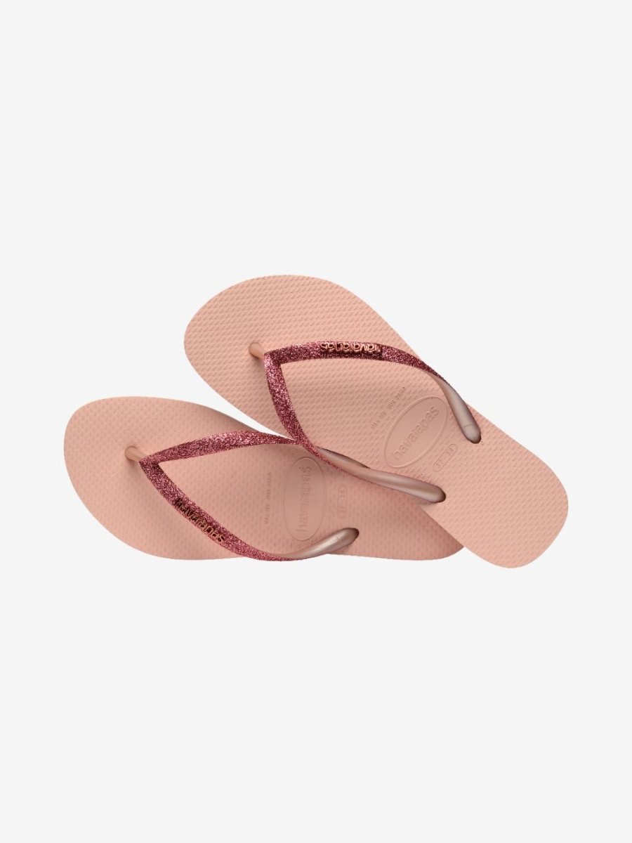 Slim Glitter II Klipklapper - Dame - Pink/Pink - Gumpel & Co