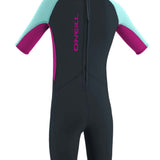 Toddler Reactor II 2mm Back Zip S/S shorty våddragt | Børn | Slate/Berry/Seaglove