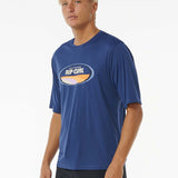 Men's Mumma Surflite UPF 50+ S/S UV T-shirt - Herre - Washed Navy