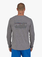 Capilene Cool Daily Graphic UV T-shirt - Herre - Skyline Feather Grey