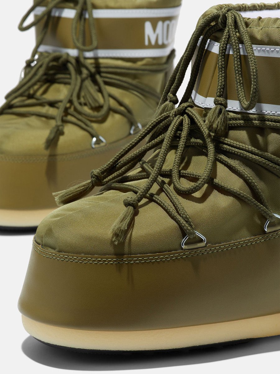 Icon Low Nylon Vinterstøvle - Unisex - Khaki - Gumpel & Co