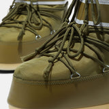 Icon Low Nylon Vinterstøvle - Unisex - Khaki