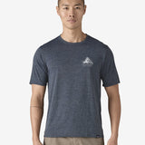 Men's Capilene Cool Daily Graphic T-Shirt - Lands - Smolder Blue