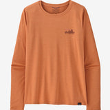 Women's Capilene Cool Daily Graphic LS Shirt - Sky Melon