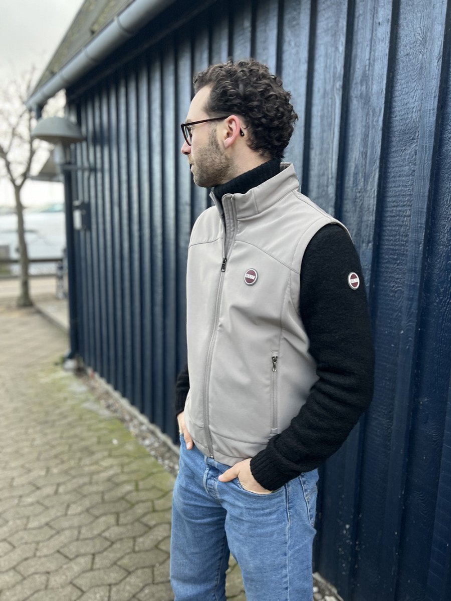 Men's Softshell Vest - Herre - Coffee Cream - Gumpel & Co