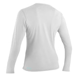 Women's Basic Skins Langærmet Rashguard - Dame - White