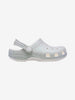Toddler Classic Iridescent Glitter Clog - White