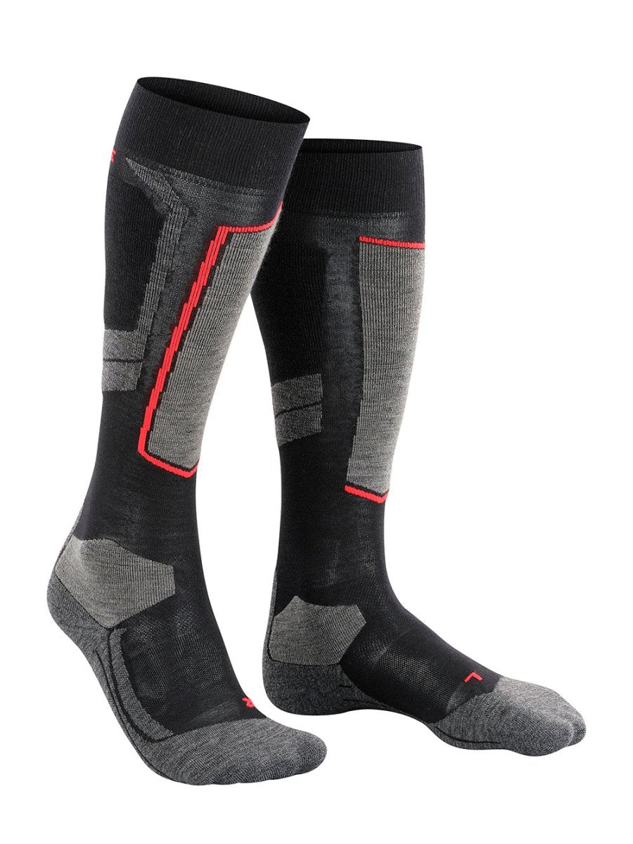 SK4 Merino Uld Skisokker - Dame - Black - Gumpel & Co