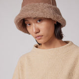 Women's Fluffy Bucket Hat - Dame - Black