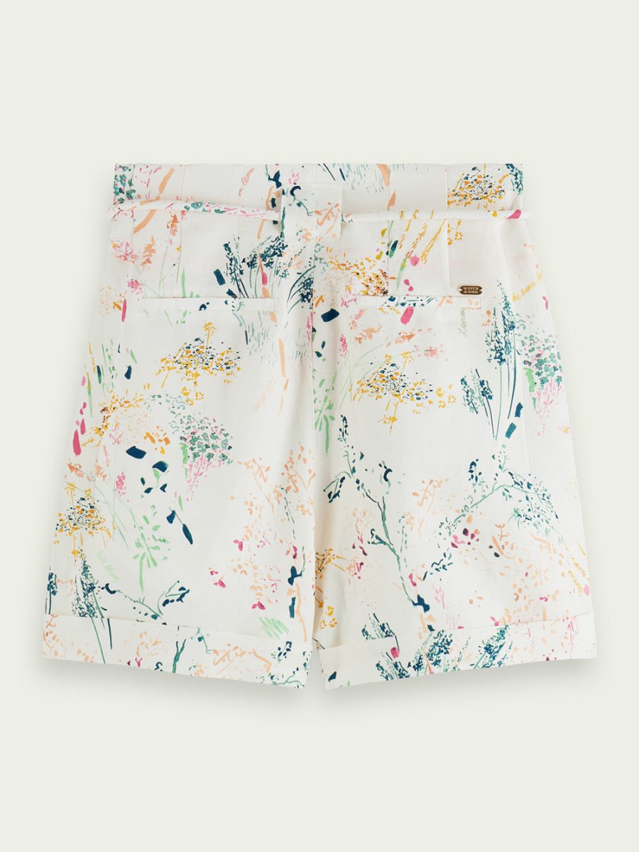 Women's High Rise Mini - length Shorts - Dame - Wilder White - Gumpel & Co