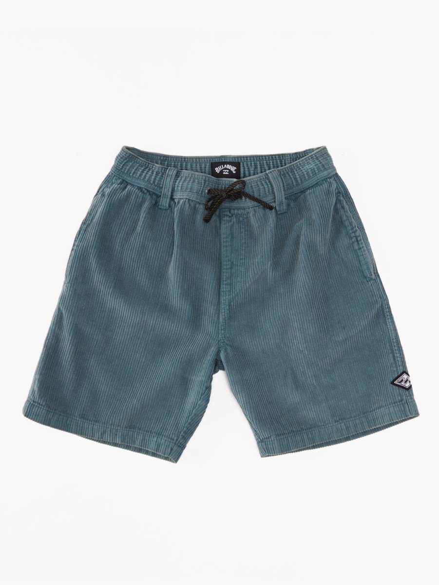 Kid's Larry Fløjlsshorts - Drenge - Smoke Blue - Gumpel & Co