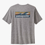 Men's Capilene Cool Daily Graphic UV T-shirt - Herre - Boardlogo Grey