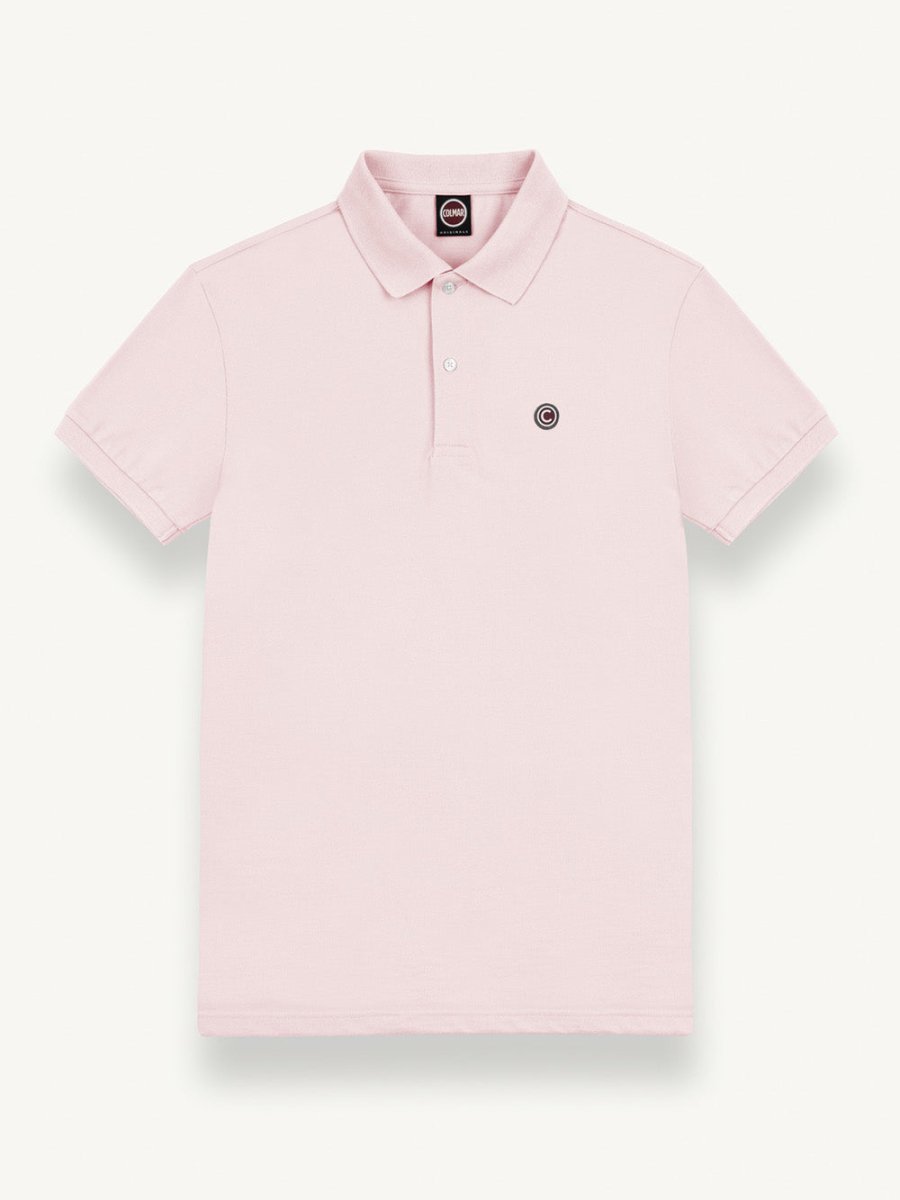 Men's Pique polo skjorte - Herre - Rosa - Gumpel & Co