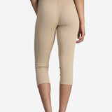 Women's Rose Light Capri 3/4 100% Merino Skiunderbukser - Dame - Oat