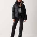 Women's Oversize Puffer Dunjakke - Dame - Black