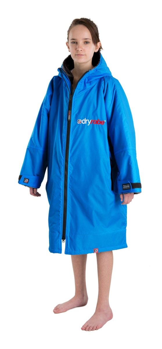 Kid's Advance Long Sleeve Surf Poncho | Børn | Cobalt Blue - Gumpel & Co