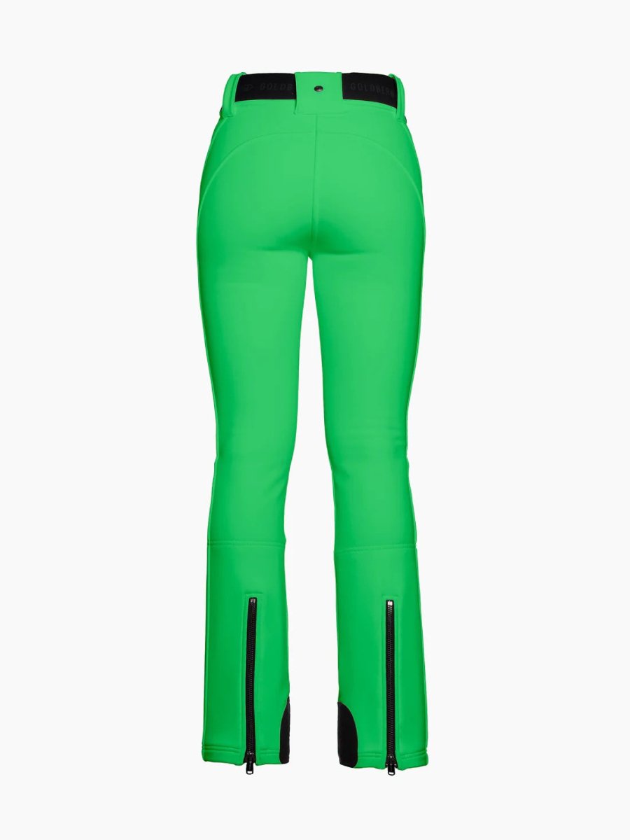 Women's Pippa Softshell Skibukser - Dame - Flash Green - Gumpel & Co