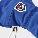 Army Leather Heli 3-finger Skihandsker - Unisex - Royal Blue