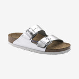 Arizona Sandal Naturlæder - Metallic Silver - Normal