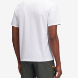 T-shirt With Tricolour Embroidery - Herrer - White