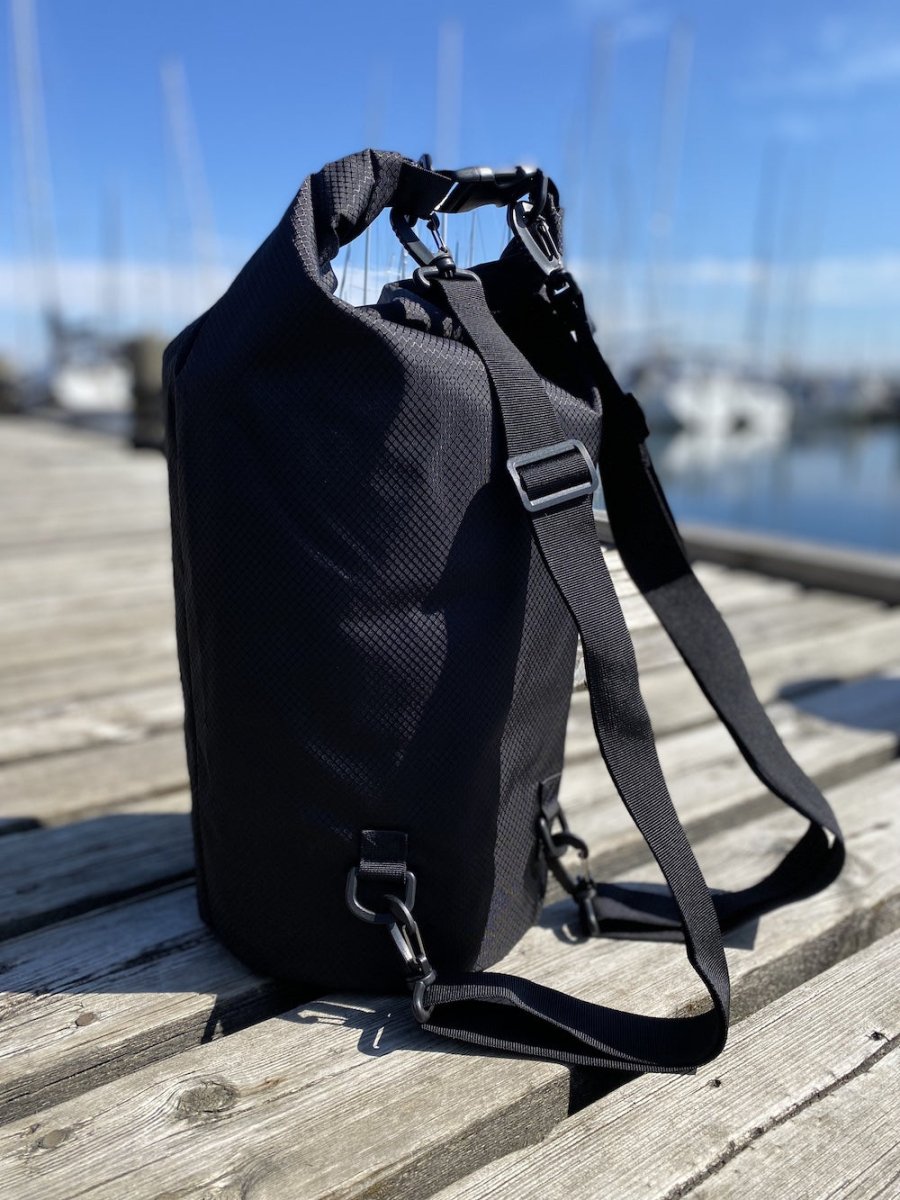 20L - Waterproof Tube Dry Bag | Black - Gumpel & Co