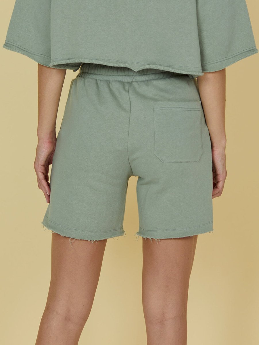 Women's Raw Nature Jogging Shorts - Dame - Seagrass (lys grøn) - Gumpel & Co