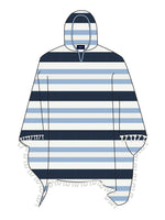 Kids Bondi Strand Poncho - Børn - Navy