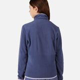 Strawpile Fleece Midlayer m/lynlås - Børn - Night Blue