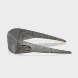 Heliostat - prizm black Lenses / matte grey ink fingerprint Frame
