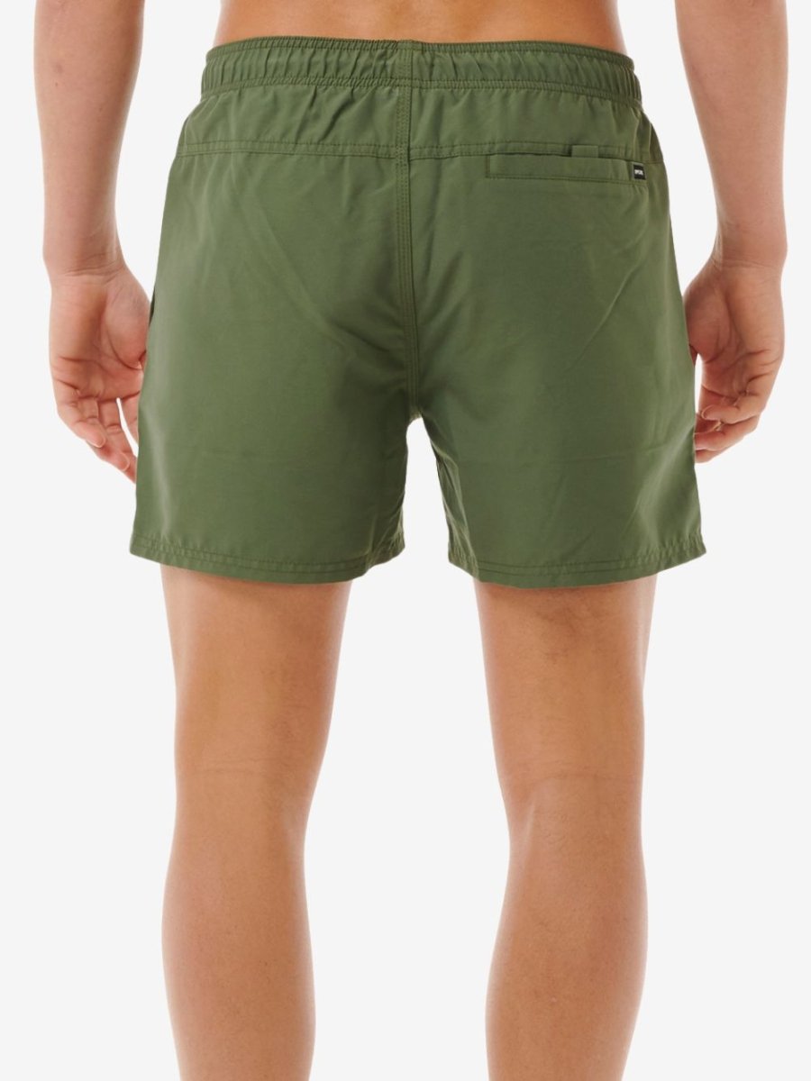 Offset Volley 15 Boardshort - Herre - Dark Olive - Gumpel & Co