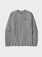 P6 Long Sleeved Logo Responsibili Tshirt - Herre - Grå