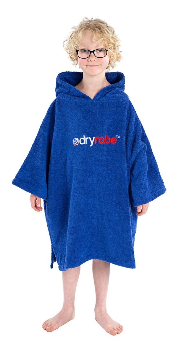 Frotté Badeponcho | Børn | Royal Blue - Gumpel & Co