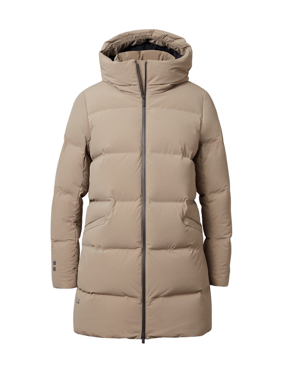 Thundra Dunfrakke - Dame - Dark Sand - Gumpel & Co