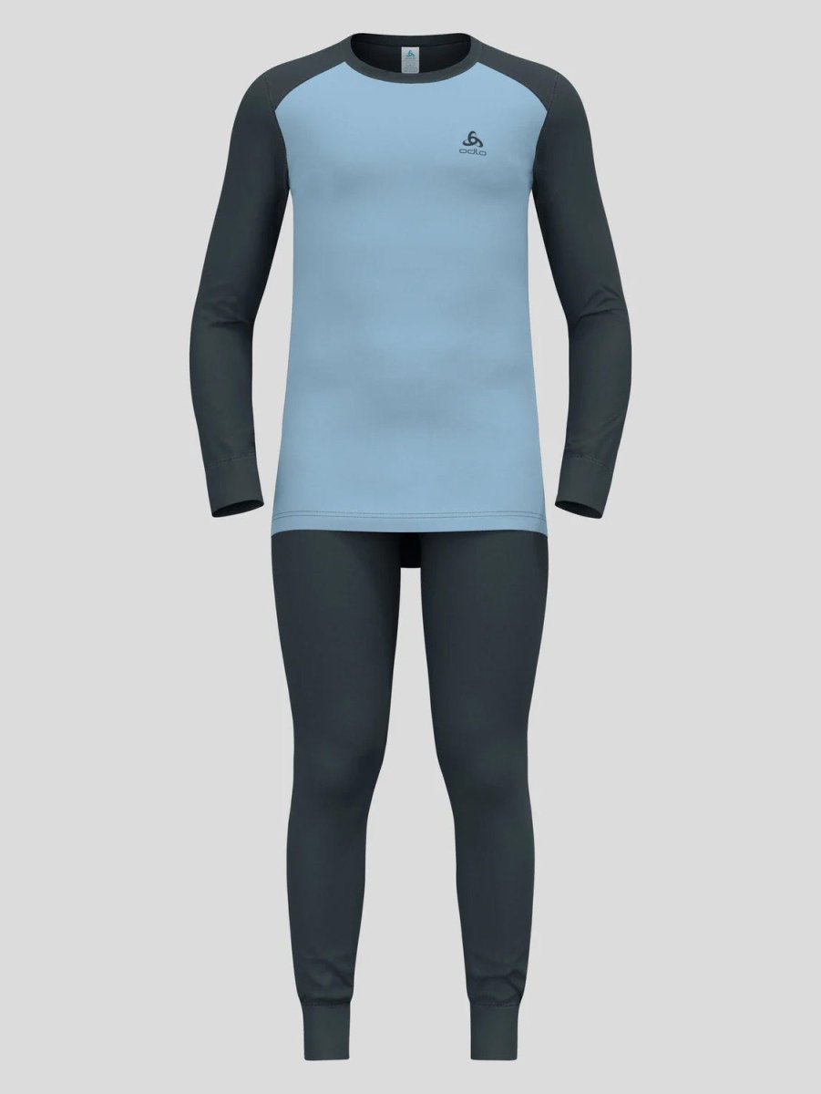 Men's Active Warm Skiundertøjssæt - Black/Provianc Blue - Gumpel & Co