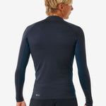 å Dawn Patrol UPF Perf Long Sleeve Rash Vest - Herre - Navy Marle - Gumpel & Co
