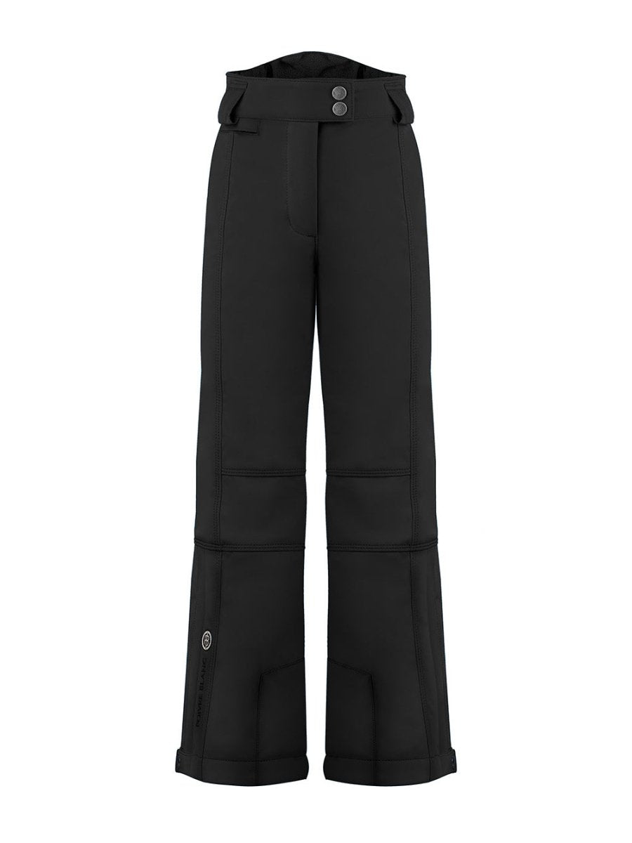 Girl's Tradi Stretch Skibukser - Piger - Black - Gumpel & Co