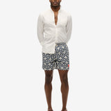 Tile Print 16 Badebukser - Herre - Navy Tala