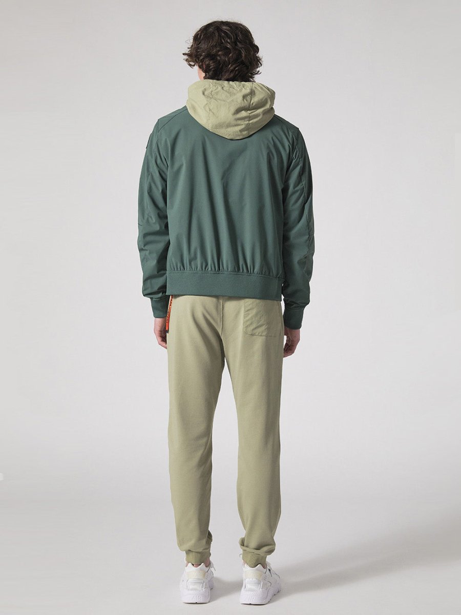 Miles Softshell Bomberjakke - Herre - jordgrøn - Gumpel & Co