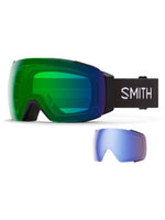 I/O MAG XL Skibriller - Unisex - Black/ChromaPop Everyday Green Mirror + ekstra linse