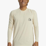 Men's DNA Surf Long Sleeve UV T-Shirt - Herre - Oyster White