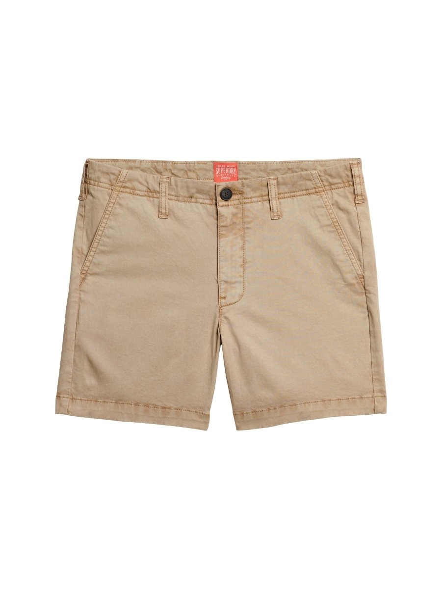 Women's Classic Chino Shorts - Dame - Stonewash Taupe - Gumpel & Co