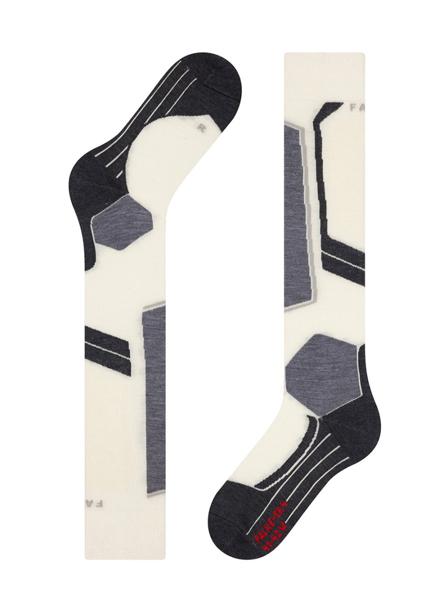 SK4 Advanced Merinould Skisokker - Dame - Off White - Gumpel & Co