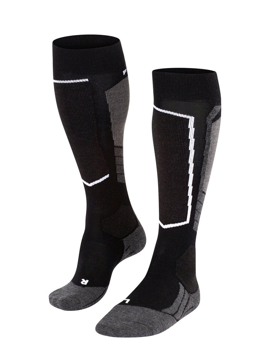 SK2 Intermediate Merinould Skisokker - Dame - Black - Gumpel & Co