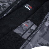 Advance Long Sleeve Surf Poncho - Voksne - Black Camo/Black