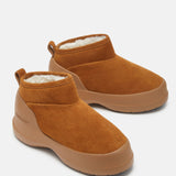 Luna Low Suede Vinterstøvler - Unisex - Cognac
