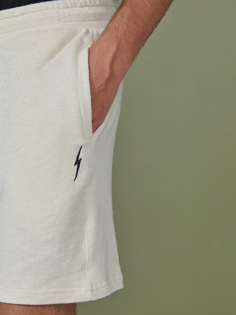 Men's All Day Jogging Shorts - Herre - Fog (beige) - Gumpel & Co