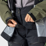Explorair GTX 3L Jacket - Women - Evening grey / Douglas green