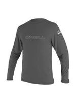 Men's Basic Skins Langærmet Rashguard - Herre - Graphite