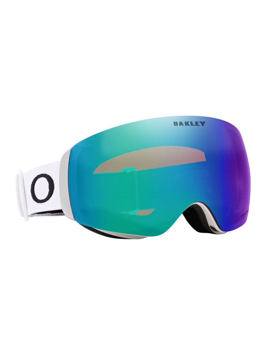 Flight Deck M (7064) Skibriller - Matte White/Prizm Argon - Gumpel & Co